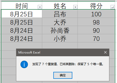 excel找出重复项并提取其中一个，找出重复项数据提取一个