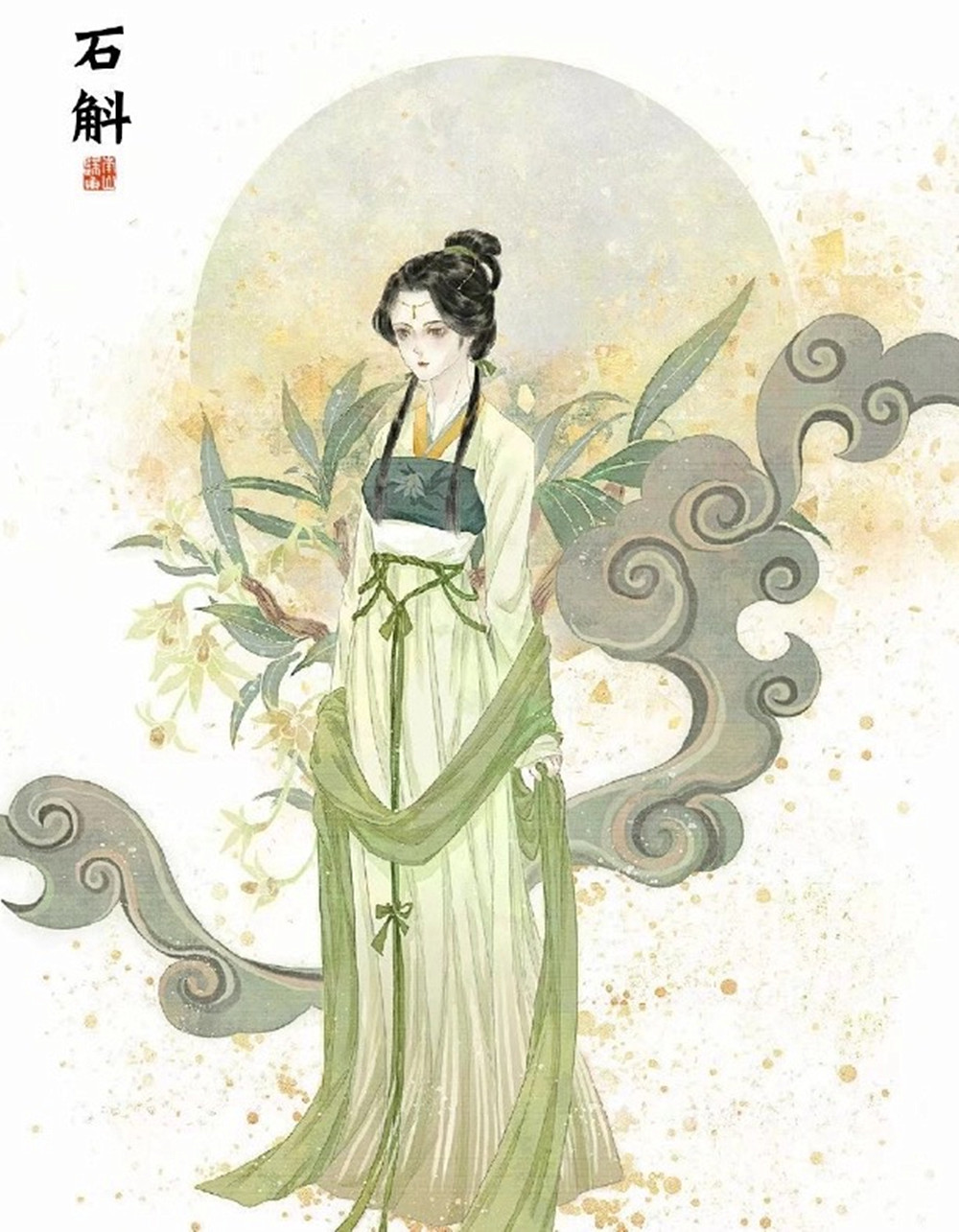 当中草药拟人化，三七变英俊的古风公子，枸杞是美艳的汉服美人