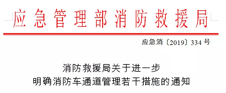 如果有一天，你面临了火灾....别再给消防通道添“堵”！