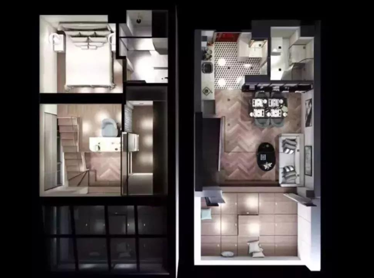 3年积蓄换来23㎡？杭州姑娘买23㎡小公寓爆改，完工效果堪比别墅