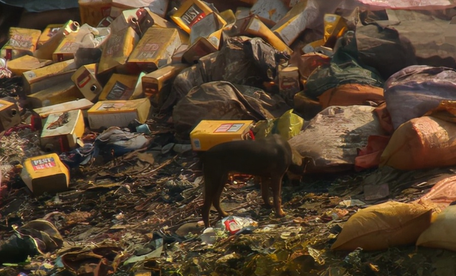 真实的印度贫民窟：100万穷人集中在一起，靠捡垃圾活着