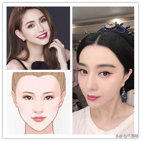 什么是鹅蛋脸七种脸型分析高圆圆鹅蛋脸范冰冰锥子脸