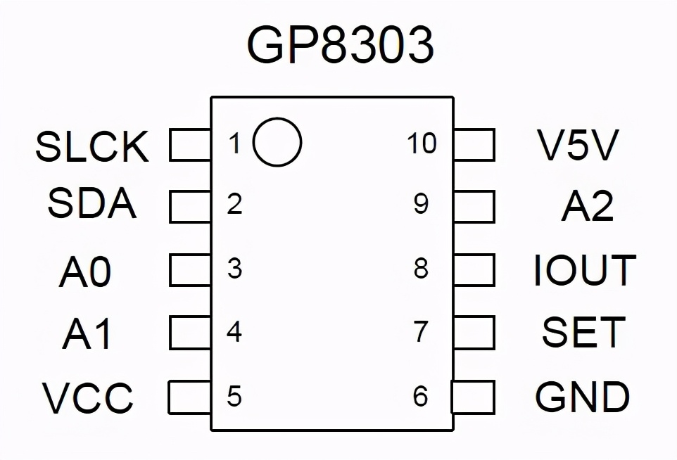 GP8303 (12Bit DAC) I2Cת4-20mA