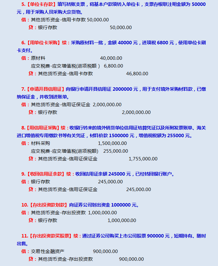 财务人员必备：30个常用会计科目分录案例解析，好记又好用
