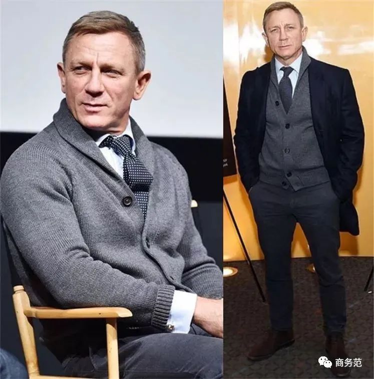 男人如何穿针织衫，才能像007一样高级有型？