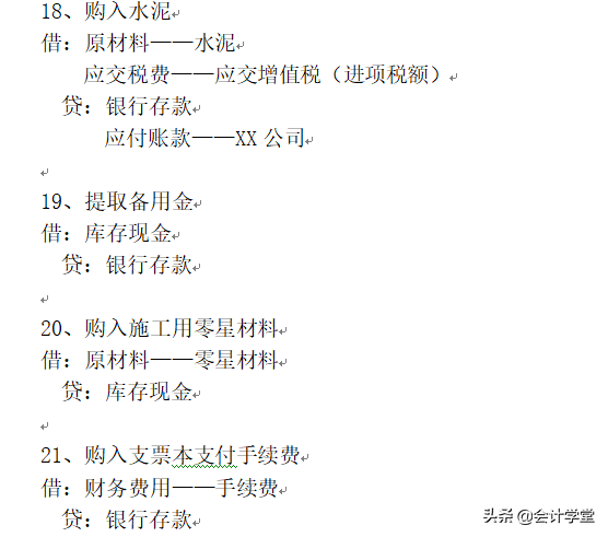 最新最全的会计分录汇总！职工福利和成本结转等借贷分录都在