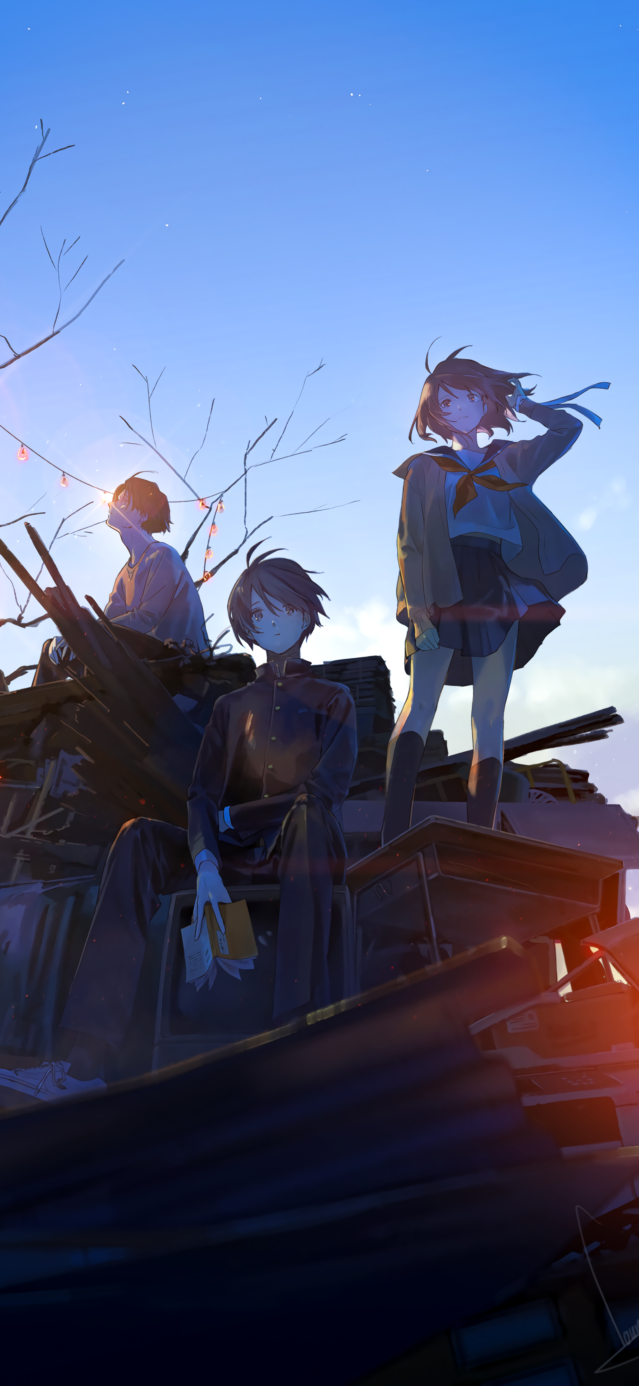 爆好看的动漫场景插画,高清壁纸