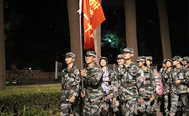 清华大学新生军训拉练集锦