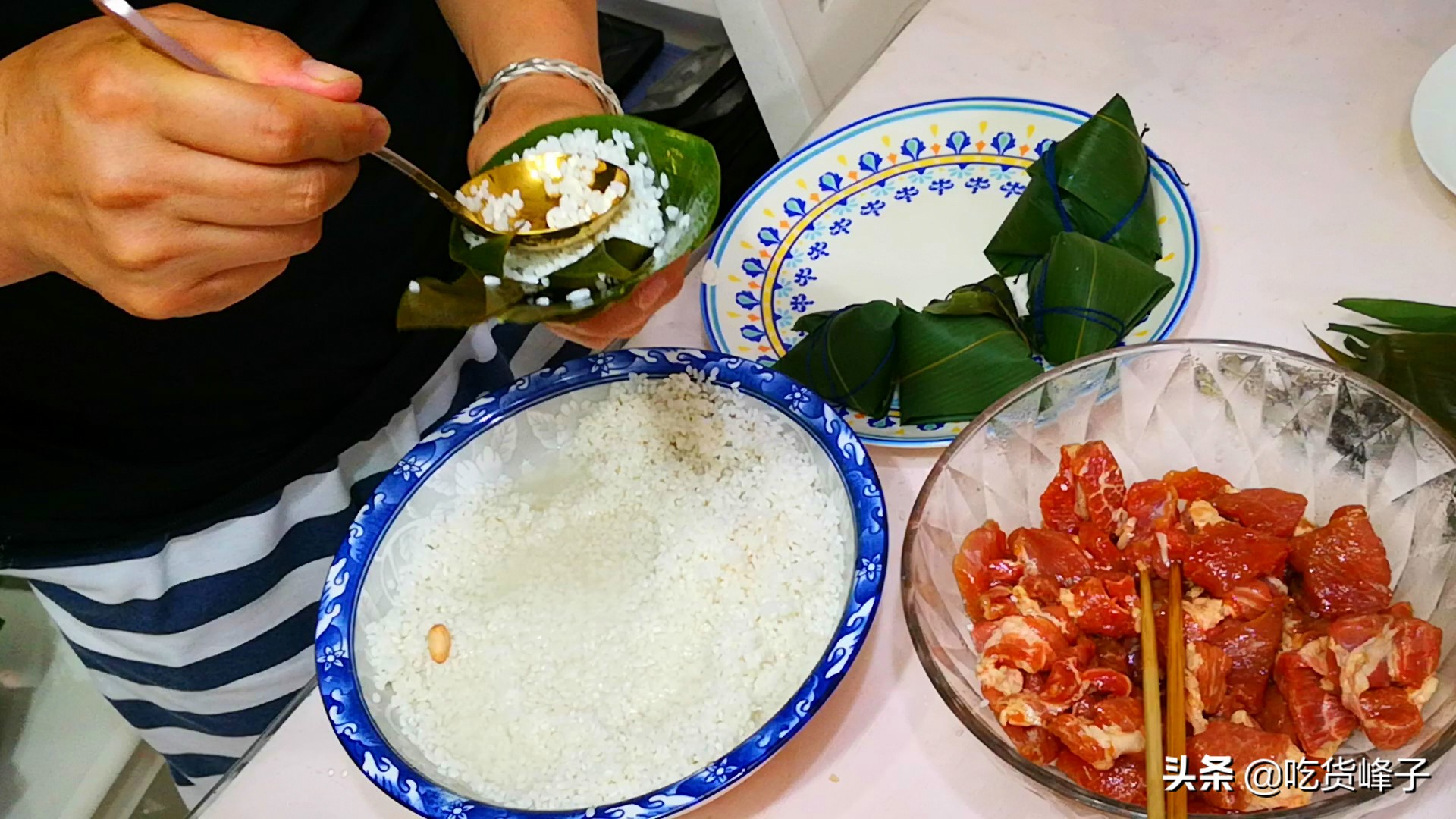 鲜肉粽子的做法,鲜肉粽子的做法和配料
