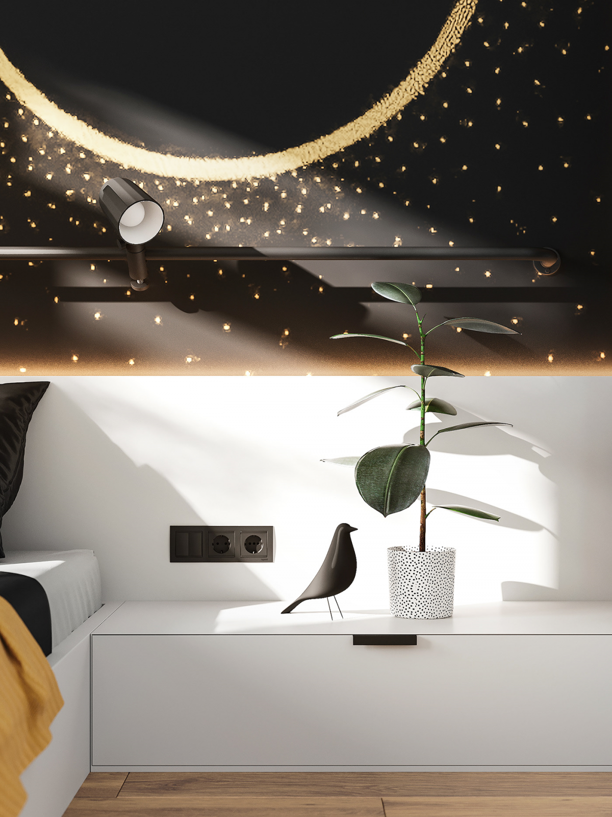 仅有55㎡的家，两室一厅，还有小庭院，北漂小姐姐的家，太漂亮