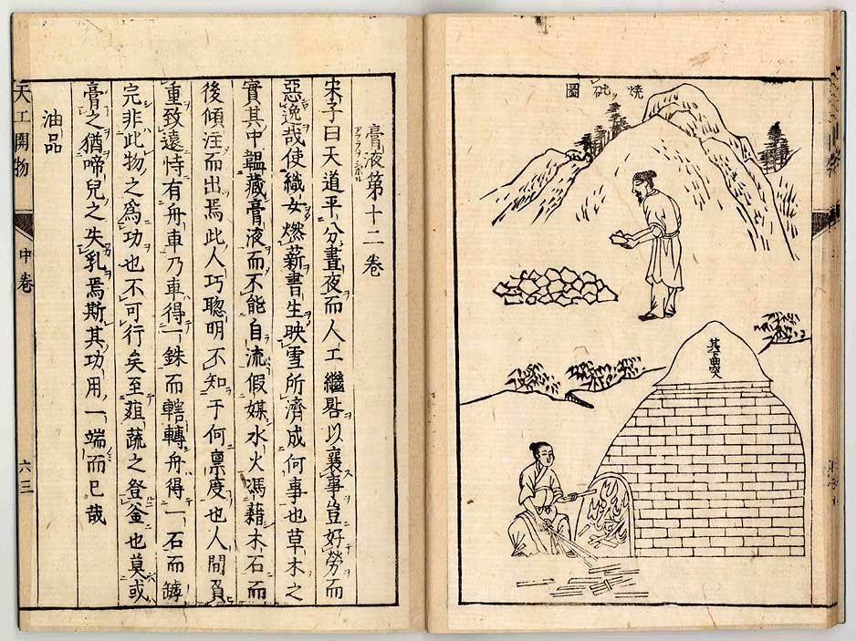 中国17世纪的工艺百科全书(明代宋应星的天工开物)