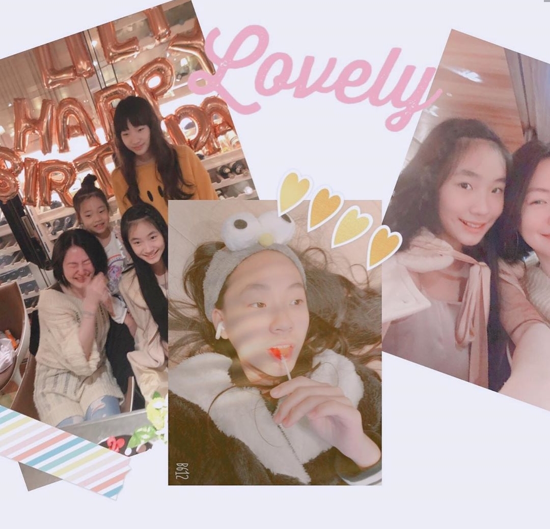 小s二女儿晒珍贵旧照庆生，14岁Lily亭亭玉立颜值高，大s上线点赞