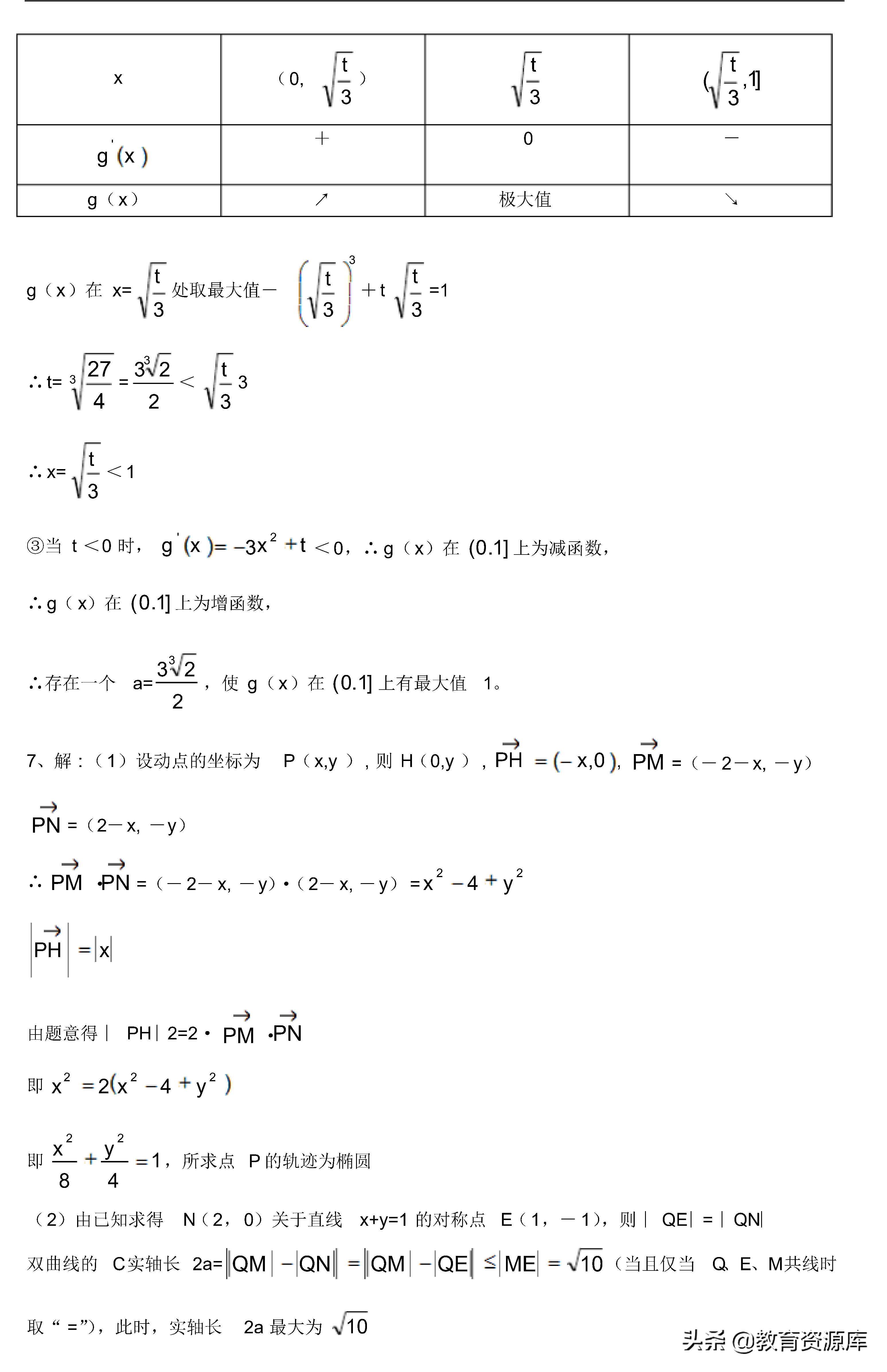 高中数学：历年高考数学压轴题集锦