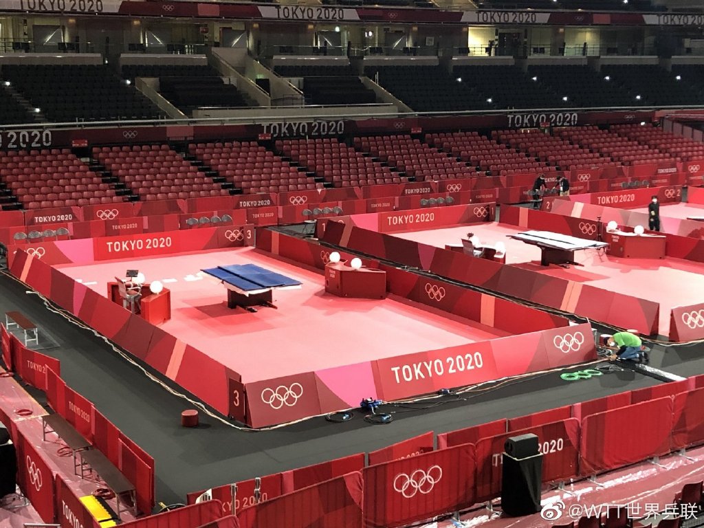 东京奥运会乒乓球比赛场馆首次曝光,附央视观赛指南