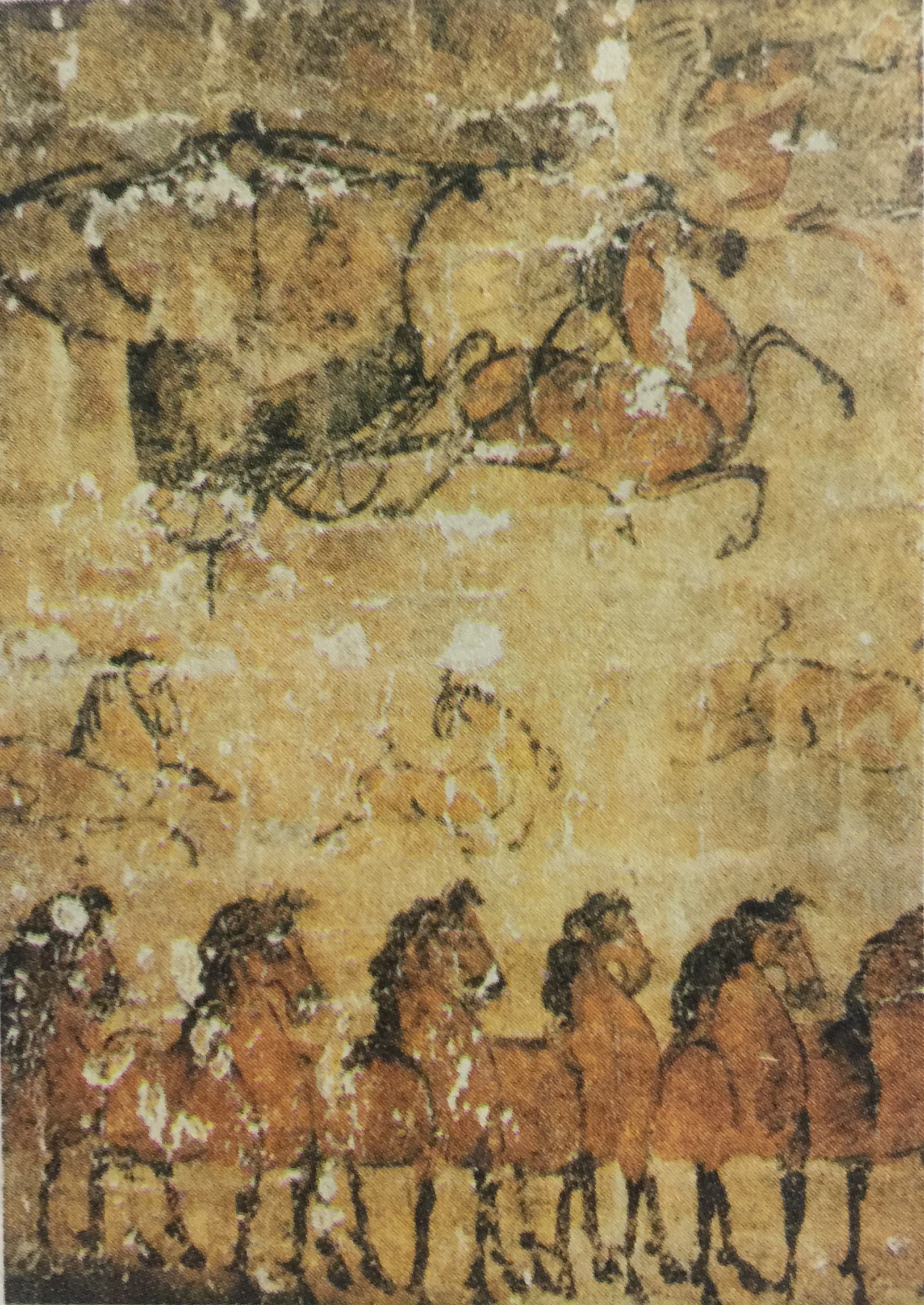 320*681厘米东汉 夫妇餐饮图壁画,画像石,画像砖东汉 牧马图西汉 骑马