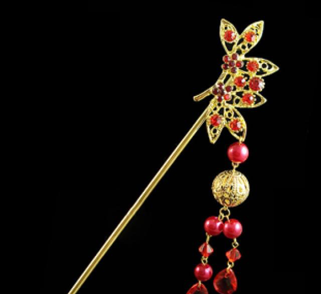 十二星座专属发簪,双子座的五颜六色,天秤座的金光闪闪