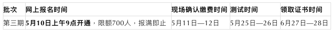 2019年5月普通话水平测试报考信息（汇总）
