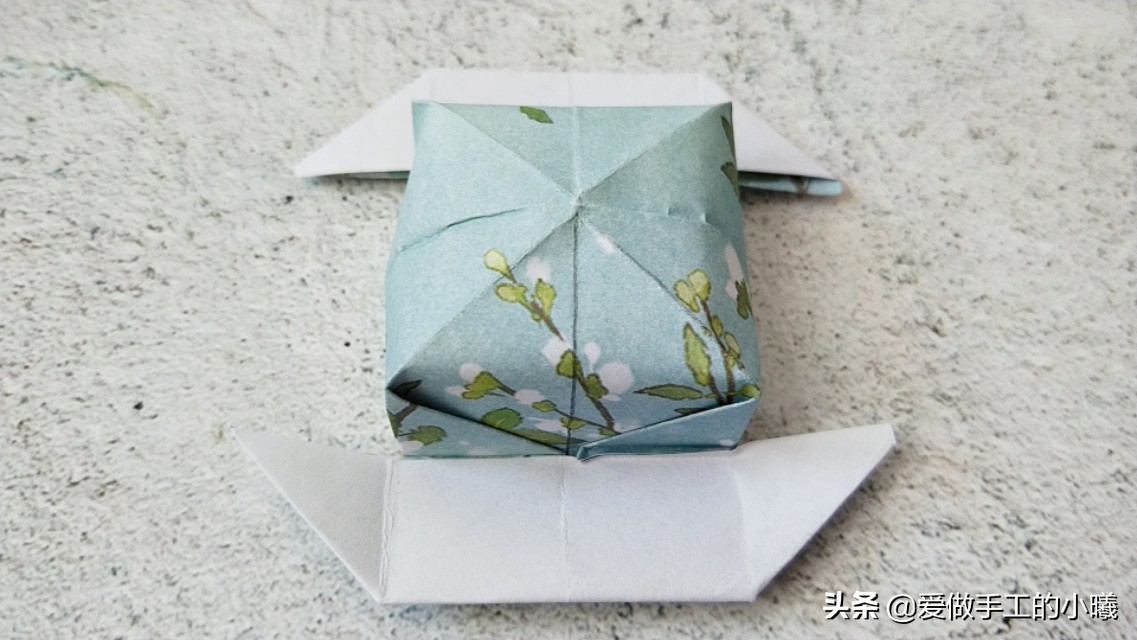 遮阳帽折纸教程图解