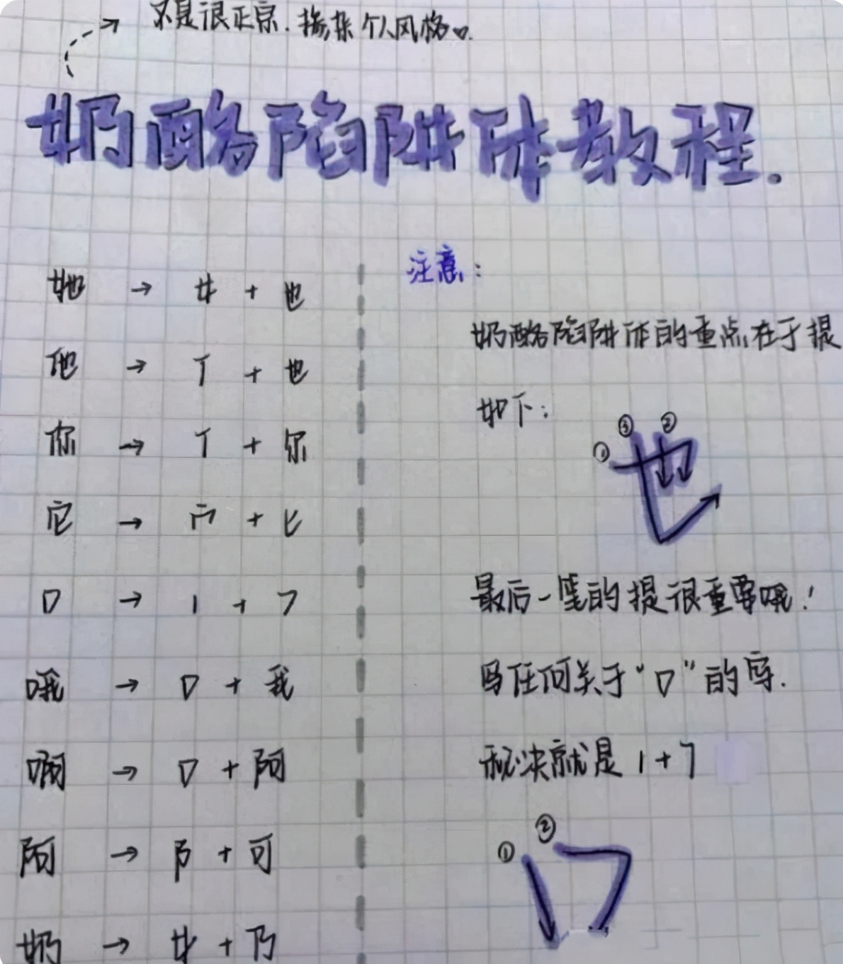 中小学生“奶酪字体”盛行，老师却并不喜欢，看见会扣卷面分