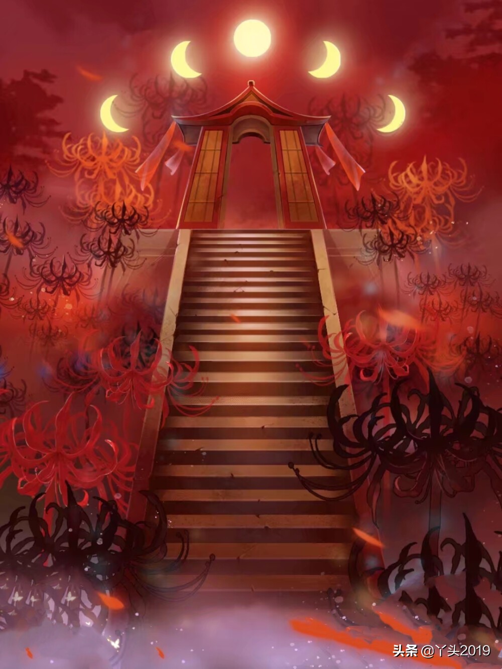 关于彼岸花的伤感说说配图「短句」 _qq说说网