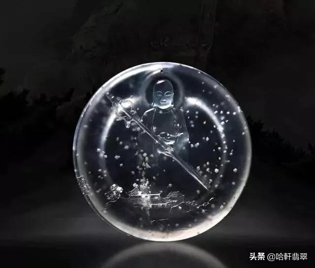 风雪夜归人翡翠的图片（雪花棉翡翠的特征介绍）