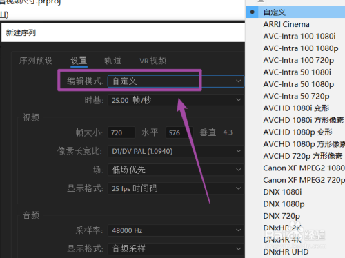 pr如何设置抖音视频尺寸大小