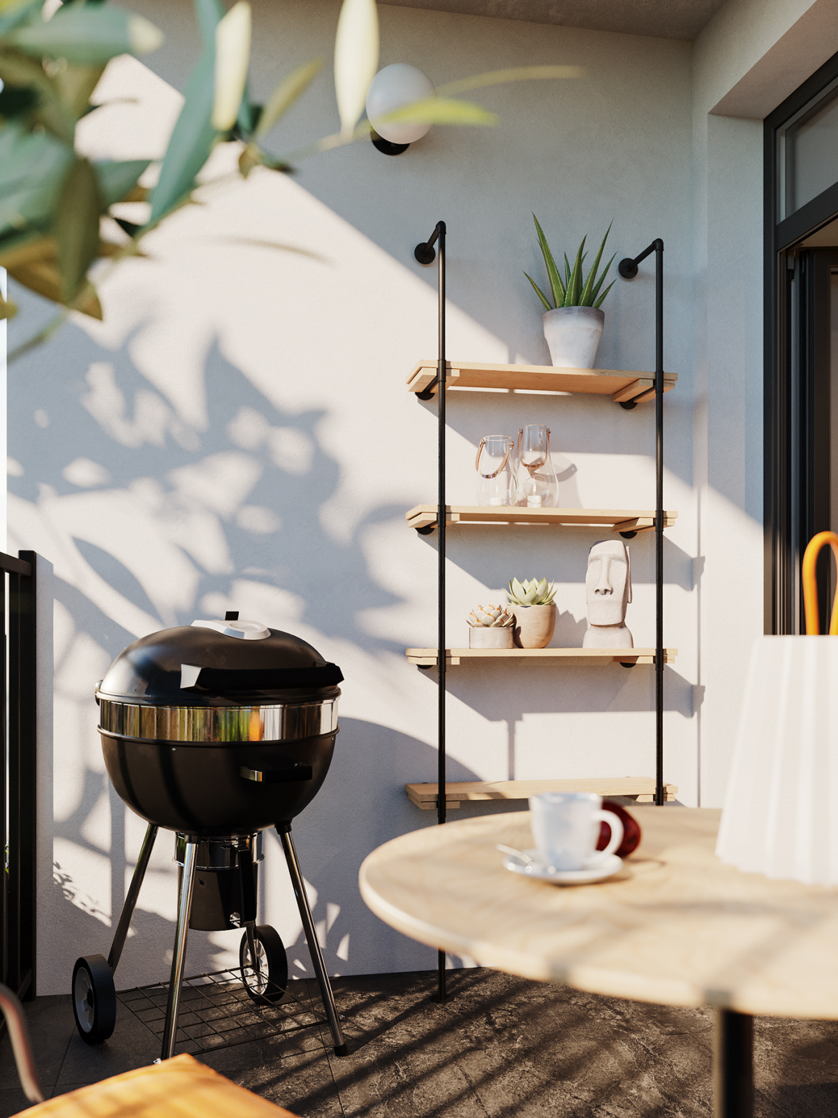 仅有55㎡的家，两室一厅，还有小庭院，北漂小姐姐的家，太漂亮