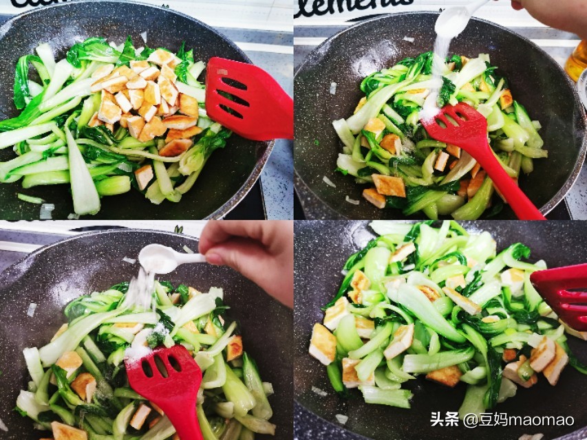 青菜豆腐怎么炒（教你自己在家做豆腐有点白醋就够了）