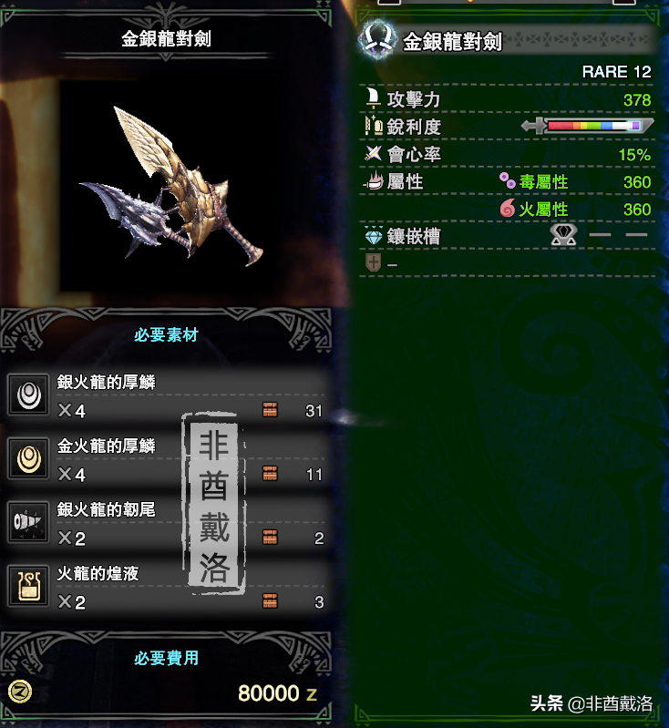 PC版冰原主流双刀配装