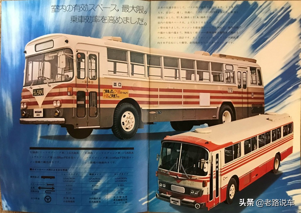 U20H通勤巴士 基于初代C系列技术的日产柴U系列巴士