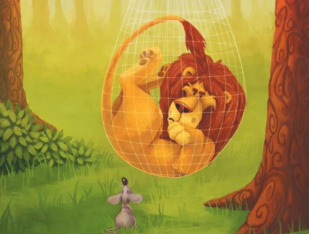 英语学习#小故事#short stories for kids《the lion and the mouse》