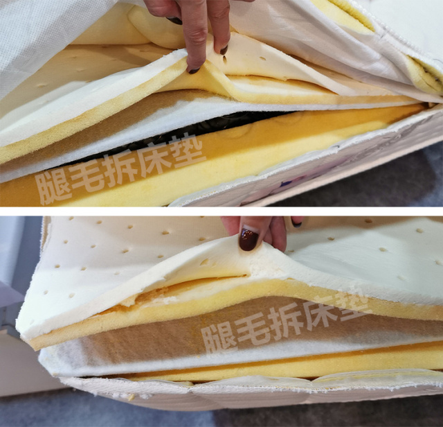 【拆床】篇11：席梦思慕思舒达丝涟等6大品牌床垫对比，持续更新