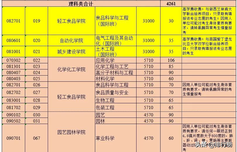 广东各高校2019年招生计划汇总