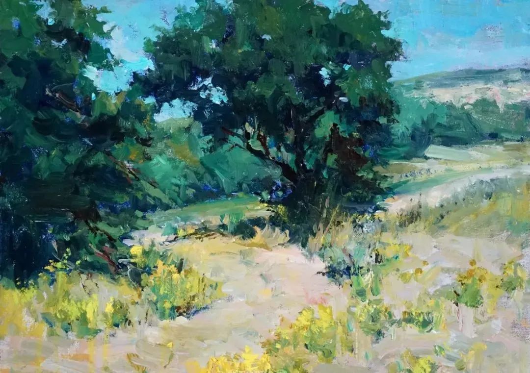 笔触多变,色彩清新,艺术家阿内特 超美的高清风景油画