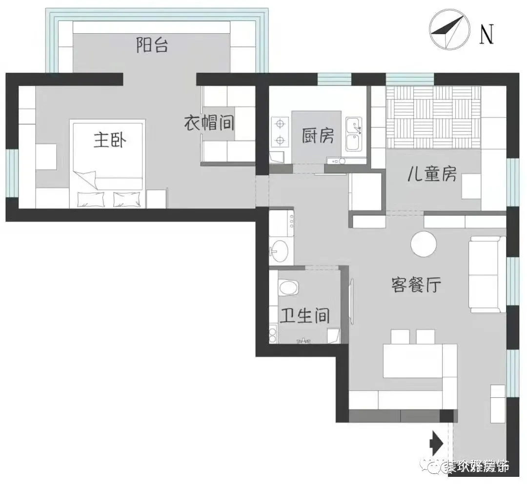 【親子宅設計精選】海淀媽媽的育兒經都藏在這68m²！30W做24m²收納區，利用率提高30%