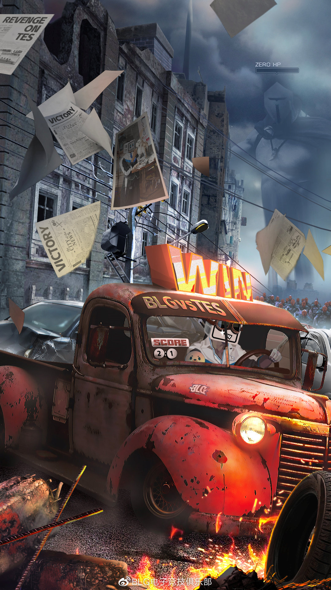 英雄联盟：BLG夏季赛画中画海报盘点，那些海报中隐藏着的故事