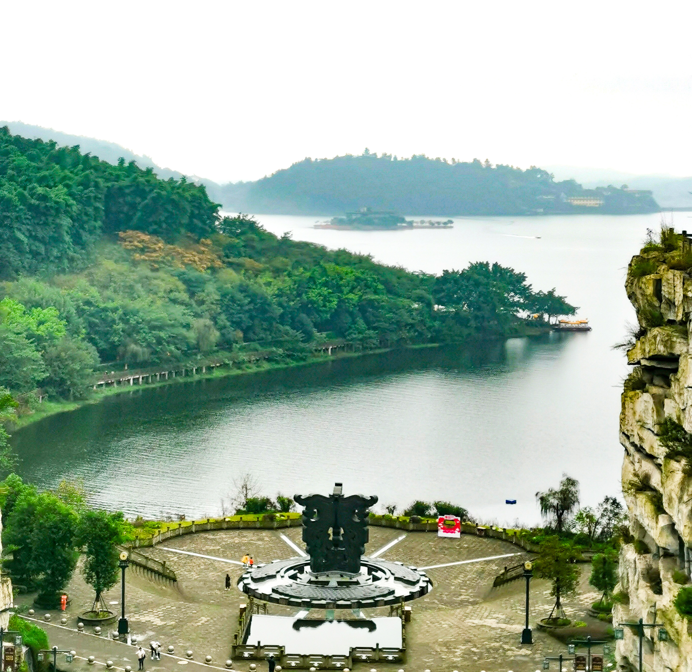 隆昌古宇湖风景图图片