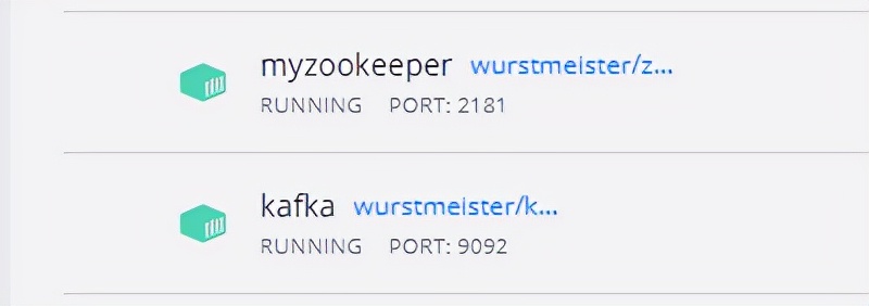 docker部署單機版Kafka