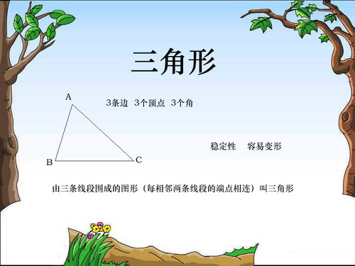 《三角形的特性》教学设计