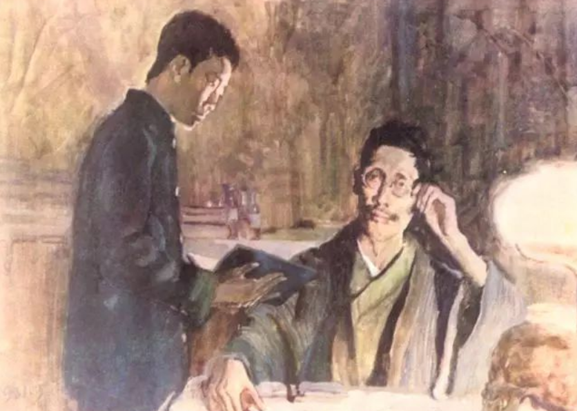 此文追述藤野先生不修边幅、严谨治学等四件事，表达感激与怀念之情。标题：《藤野先生》