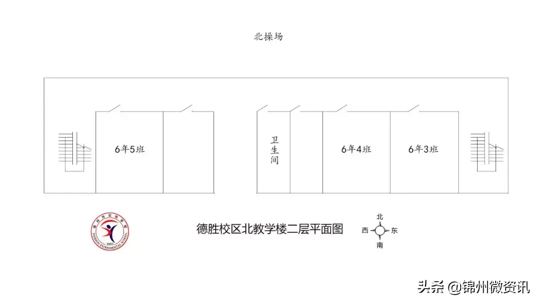 锦州市实验学校德胜校区各班教室分布图