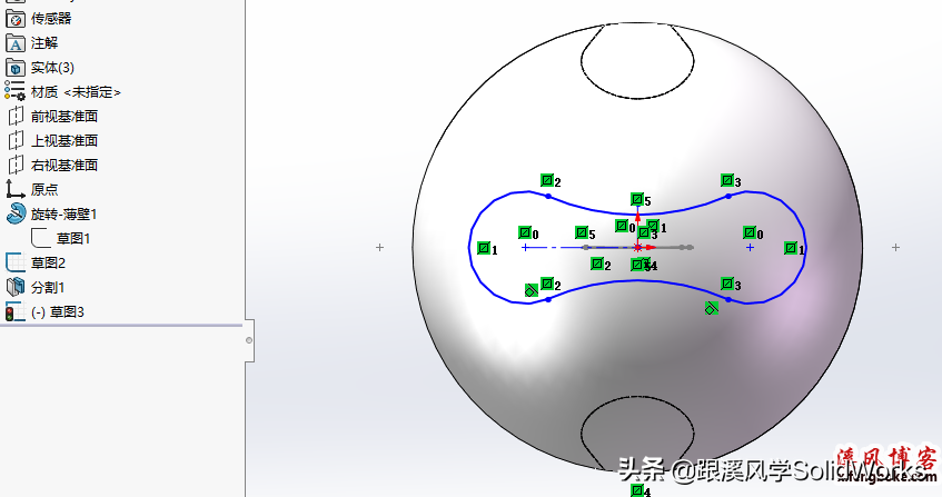 世界杯录像软件开发(用SolidWorks建模一个世界杯足球，SW分割命令的应用实例)