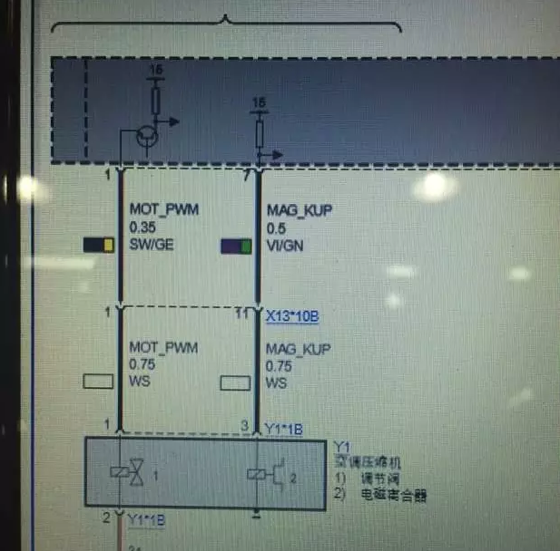 宝马5系13年空调不制冷,燃油表偶尔不准确故障分析