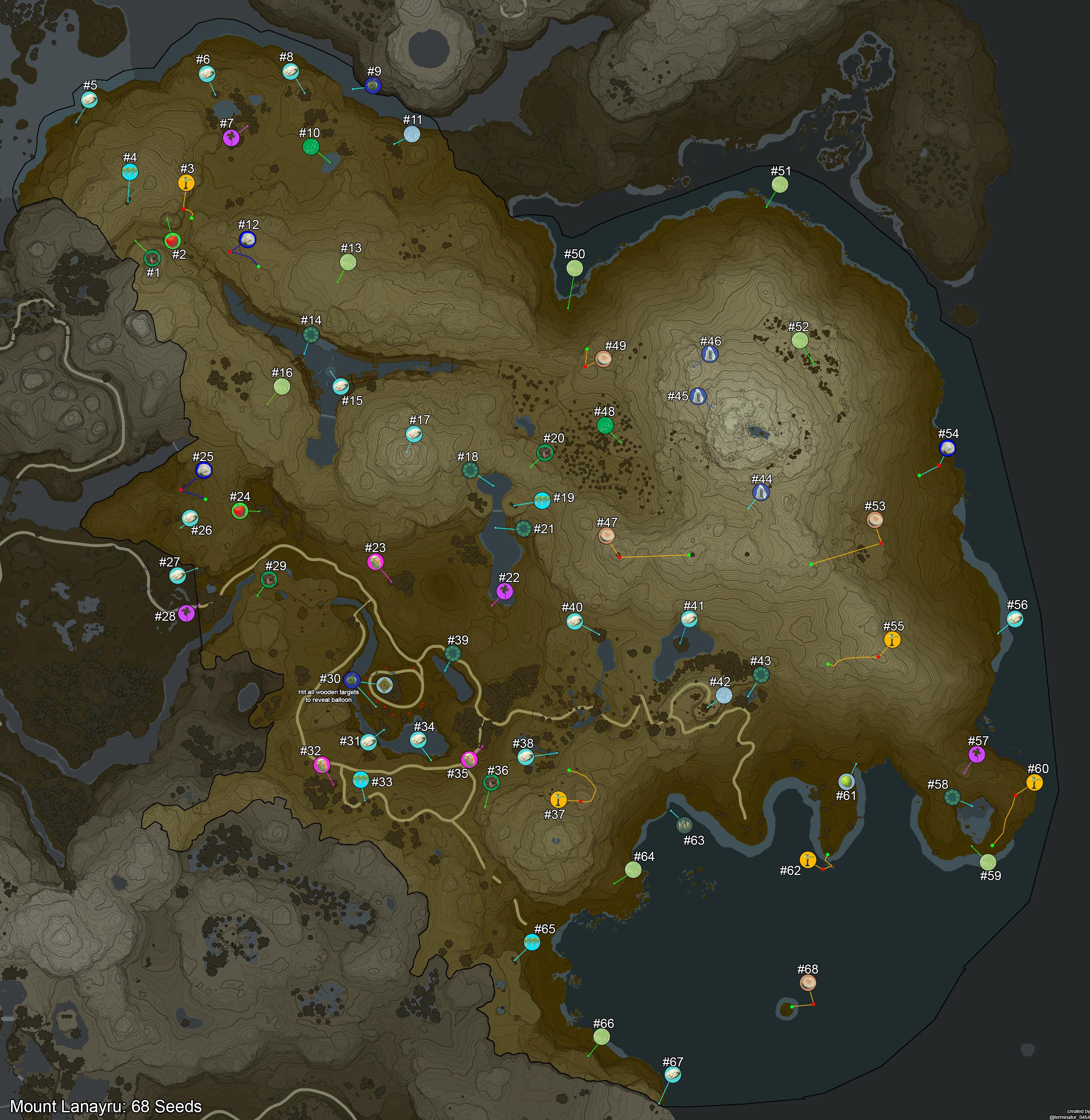 塞尔达传说:旷野之息 900个呀哈哈全收集