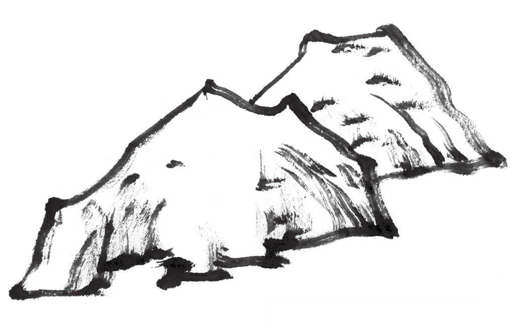 从图解教你画山石,简单易学,一看就会