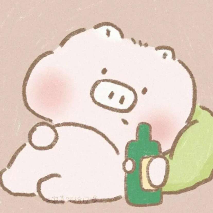 ins·超火情侣头像,猪猪日常