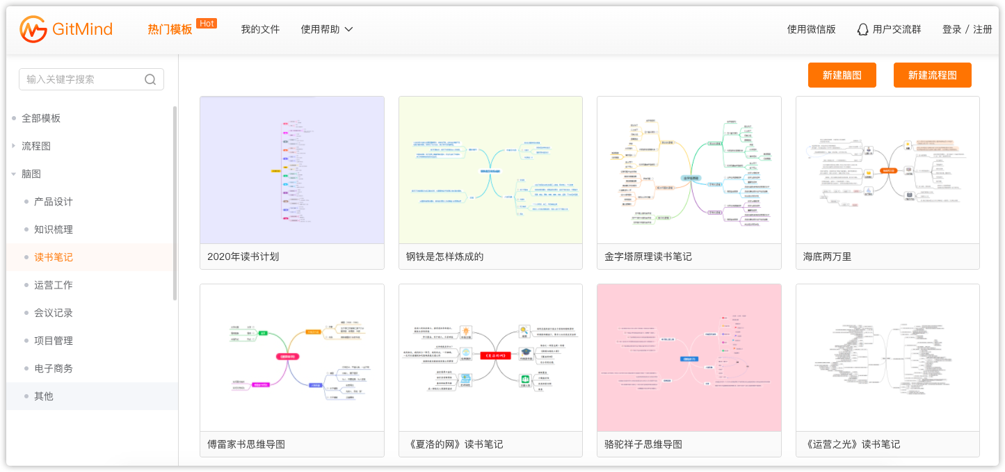 7个免费的思维导图+流程图制作工具，无需开通WPS稻壳会员