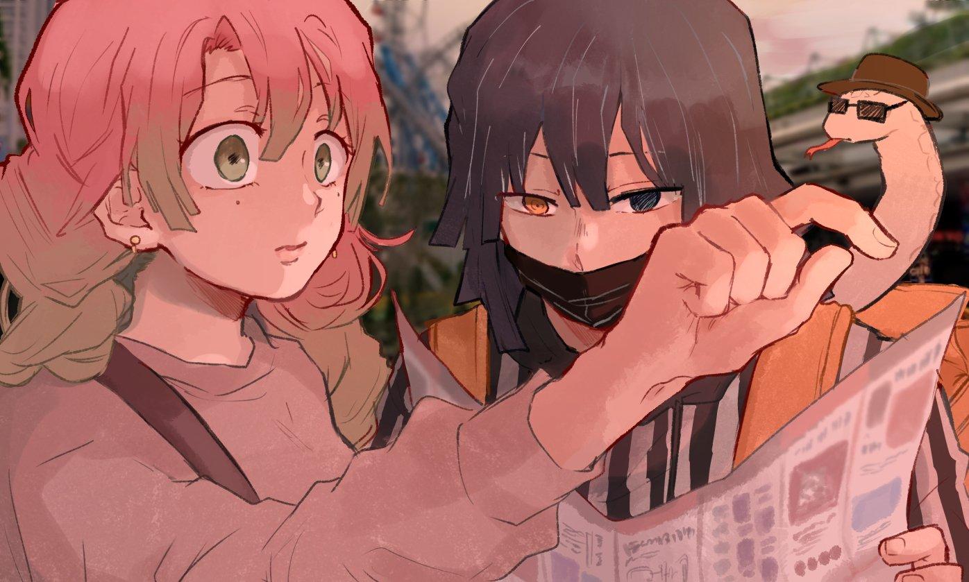 鬼灭之刃:蛇恋情感线揭晓,恋柱找虫柱咨询恋爱