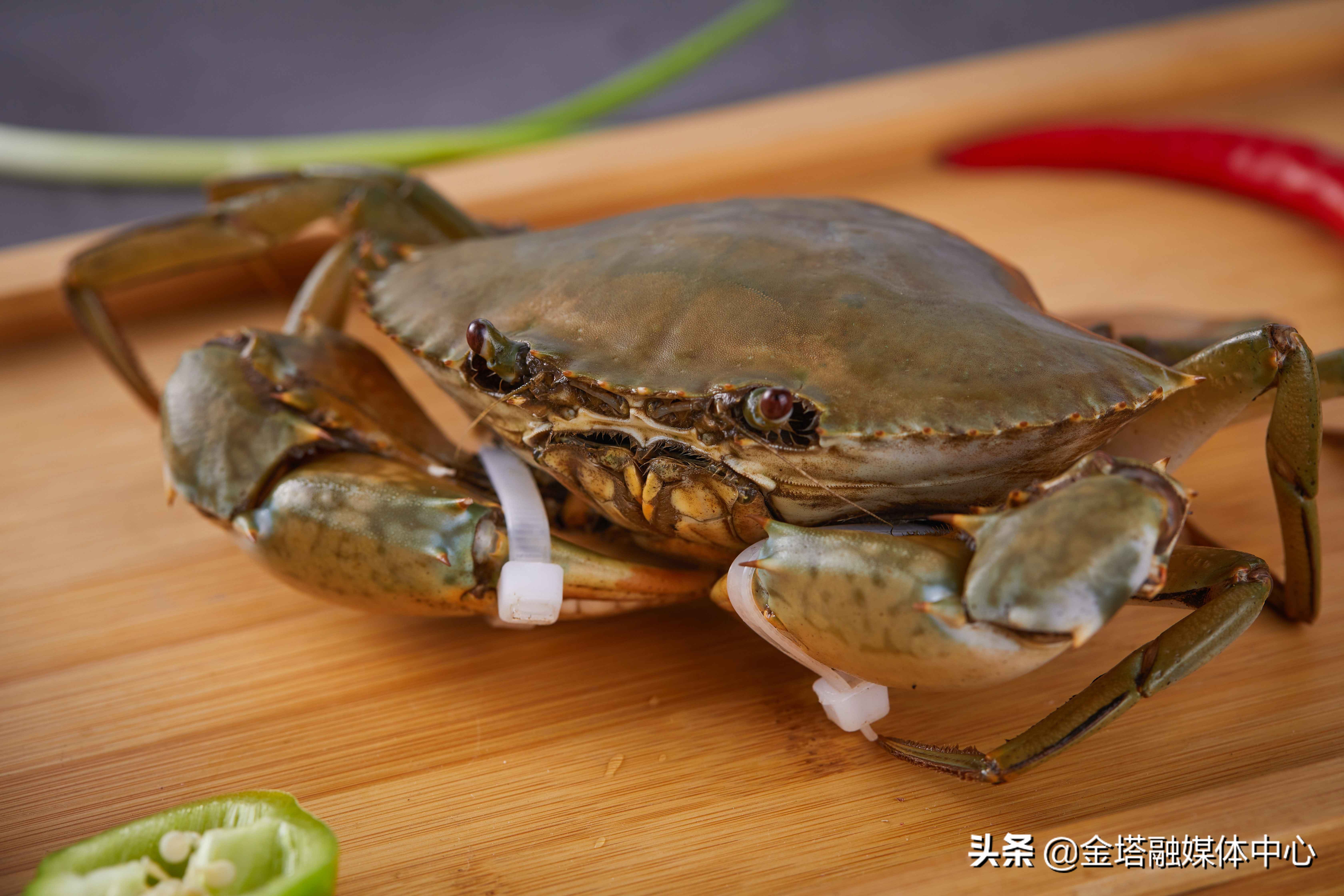 广东广州南沙青蟹:壳薄 肉多 味美