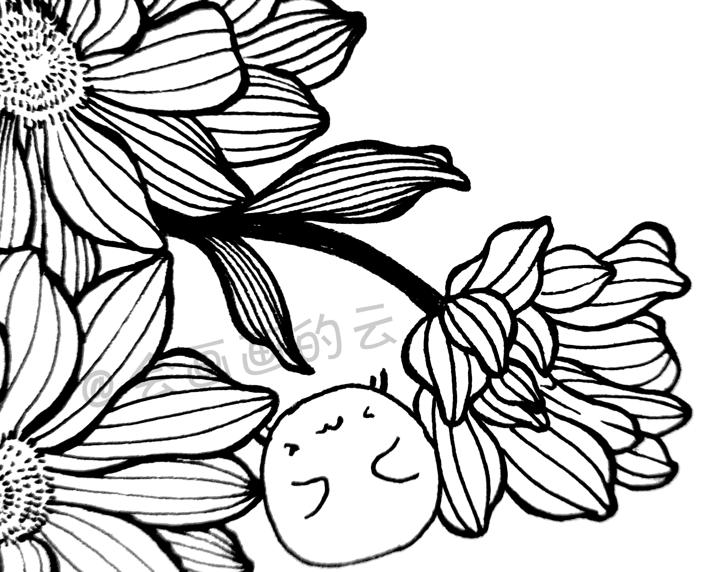 小花朵简笔画(手把手教你超简单的花朵画法)